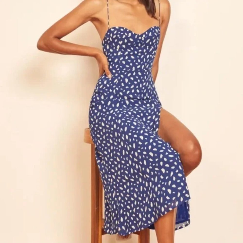 Reformation Juliette Dress in Moray